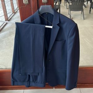 Express Navy Full Suit Performance Stretch+